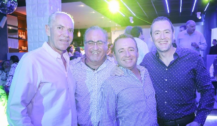  Antonio Puente, Pablo Ramírez, Alejandro y Jorge Ledezma.