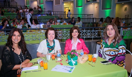  Vicky Soto, Amparo García, Luci Sánchez y Alicia Leija.