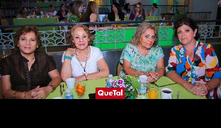  Eli Méndez, Marianela Vázquez, Coco Villegas y Lourdes Humara.