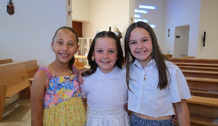  Mari Fer Pizarro, Lara Ocejo y María Emilia Heinze.