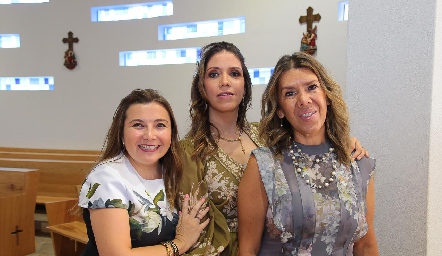  Alejandra Guerra, Ana Elena Meade y María Elena Buendía.