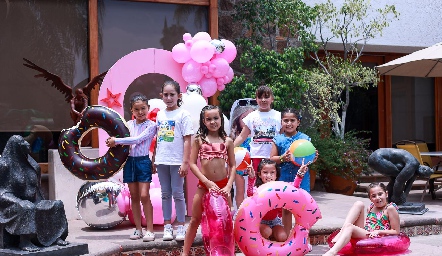  Regina, Inés, María Pía, Vale, Natalia, Mariana y Roberta.