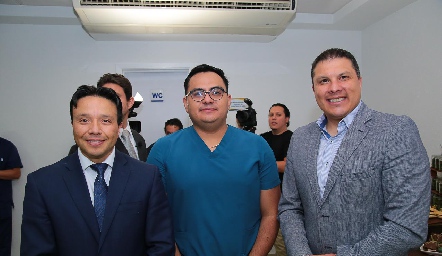  Sergio Domínguez, Carlos González y Adrián Canan.
