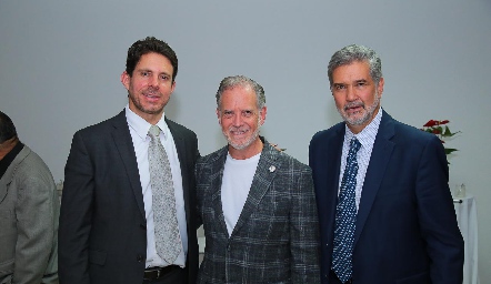  Ricardo Allende, Xavier Escudero y José Luis Leiva.