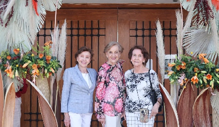  Any Rosel de Anaya, Cristina Cánovas y Elisa Ortega.