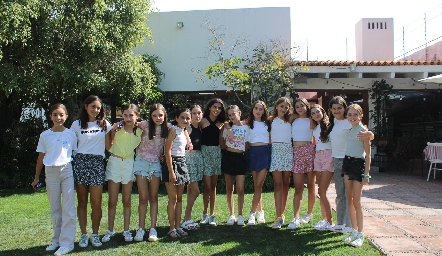  María Conde, Alexa Calzada, Pau Güemes, Lorenza Gómez, Maite Quibrera, María Conde, Carlota Lebrija, Pía Guevara, Paula Torres, Xime Vázquez, Rafaella Ortiz, Inés Lozano, Jime Fernández y Andrea Martínez.