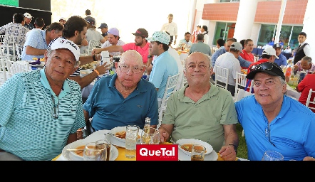  José Luis Meade, Juan Bremer, Ernesto García e Ignacio López.