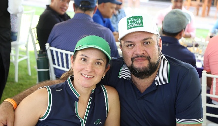  Érika Von Der Meden y Andrés Buendía.