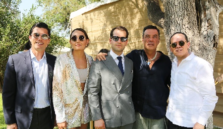  Gerardo Serrano, Marianela Villasuso, Pablo Zendejas, David Lozano y Miguel Ángel Maya.