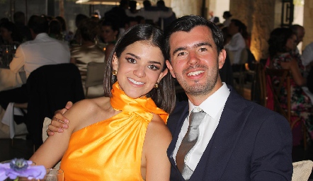 Margaret Gozález y Andrés Espinosa.