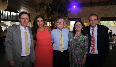  Eduardo Martínez, Blanca Cantú, Ernesto Martínez, Dani y Jesús Díaz.