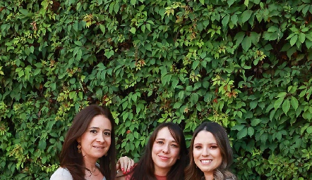  Mónica De Alba, María Canales y Ceci Guevara.