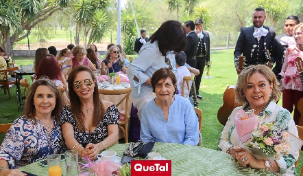  Marisol Hernández, Nidia González, Margarita Hernández y Mireya.