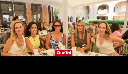  Elsa Paz, Anilú Enríquez, Marina Armida, Mariana Berrones y Lila Medina.
