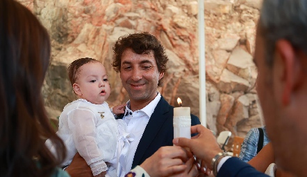  Lorenzo Enríquez Leal y su papá Daniel Enríquez.