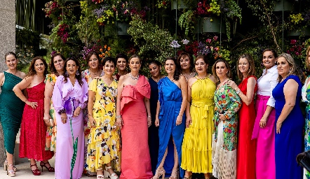  Lourdes Gutiérrez, Alba Altamirano, María Aurora Boile, Odile Sánchez, Marcela Milán, Claudia Díaz, Yusa Coulon, Charo Valladares, Claudia Silos, Marcela Valle, Tere Barrera, Sofía Carrillo, Lucía Martínez, Marisa Valle, Gaby Villanueva y Martha Huerta .