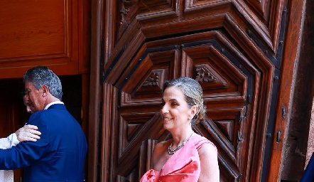  Charo Valladares con los pajes.