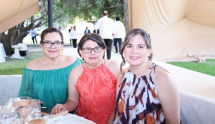  Verónica Martínez, Rosa Laura Sandoval y Sandra Duque.
