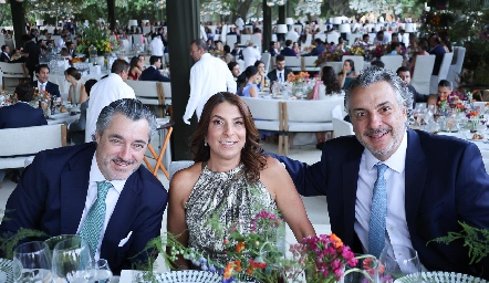  Ramón de Pedro, Teresa Gaviño y Oscar Barragán.