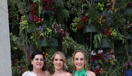  Cynthia Sánchez, Claudia Díaz Infante y Laura del Villar.