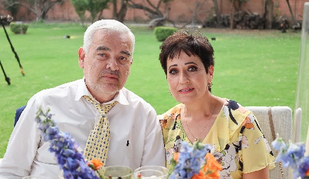  Sergio Ramírez y Claudia Díaz.