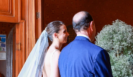  Oscar Gaviño con su hija Isa.