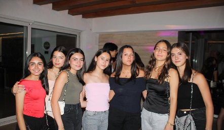  Bárbara Medina, Daniela, Valeria, Sofía, Fabiana, Sandra y Marijó.