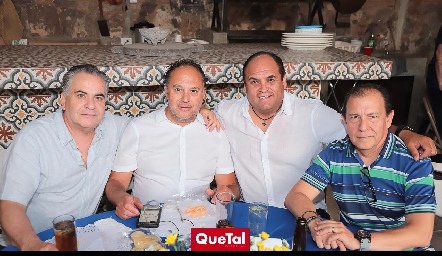  Andrés Martínez, Juan Carlos Insordia, Francisco Torres e Ignacio Salinas.