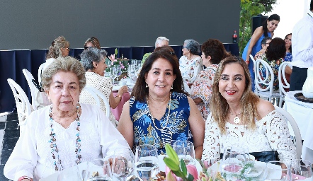  Teresa Martínez, Tere Viramontes y  Raquel González.