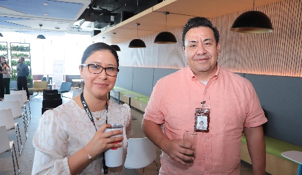  Adriana Cordero y José Luis Torres.