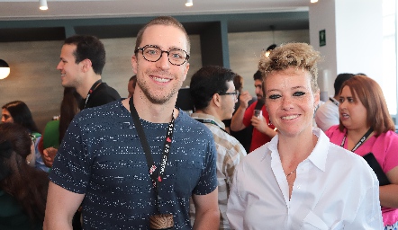  Simón Baltasar y Miriam Morán.