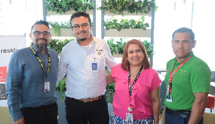  Fernando Ramírez, Carlos Alfredo Barrios, Gabriela Rodríguez y Alejandro Adrián Torres.