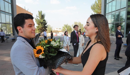  Sebastián Rodríguez  y Tatina Puente.