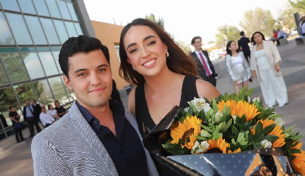 Sebastián Rodríguez  y Tatina Puente.