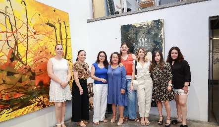  Susana Boguet, Elsa Dilis, Cecilia Vázquez, Yosansi Suárez, Carla Hiromi,  Jimena García, Marilú Penilla y Claudia Rodríguez.