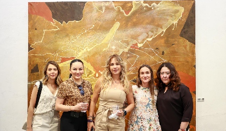  Jimena García, Elsa Dilis, Synthia González, Anahí Capablanca y Claudia Rodríguez.