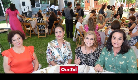  Mariel del Río, Tere Ortega, Paty Báez y Adriana Díaz Infante.