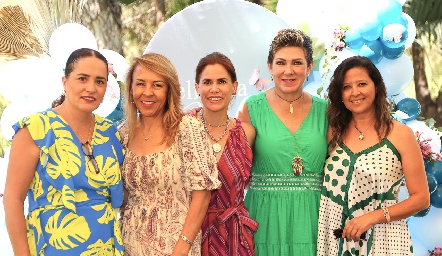  Fátima Meléndez, Alma Durón, Susana Jonguitud, Margarita Padilla y Vero Guerra.