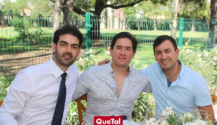  Roberto Abud, Fernando Abud y Marco Güemes.