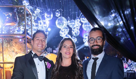  José Luis Martínez, Ilse Von Der Meden y Jesús Chávez.