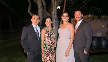  Rubén Ramos, Claudia Calderón, Alejandra Calderón y Javier Zárate.