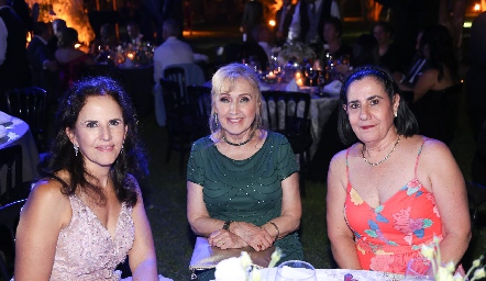  Mercedes Martínez, Judith Hernández y Alicia Somohano.