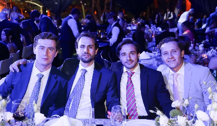  Iñaki Mendizábal, José Miguel Morales, Sebastián Rodríguez y Franco Safont.