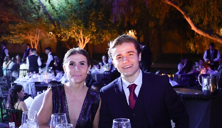  Georgina Zollino y Abraham Garrido.