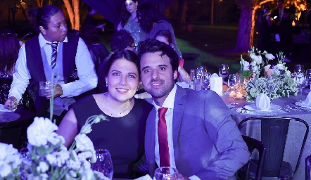   Diana Villanueva y Samuel Romo.