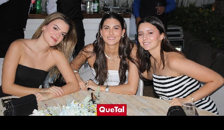 . María Inés Macías, Natalia Gárate y Cristy Villalobos