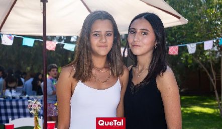  Valentina Fernández e Inés Nava.