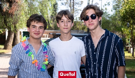  Álvaro Gómez, Iñaki Ocejo y Mauricio Pizzuto.