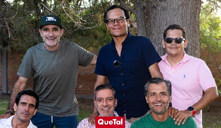  Juanca Abaroa, Miguel Fernández, Checo Quibrera, Javier Fernández, Marcelo Galán y Carlos de los Santos.