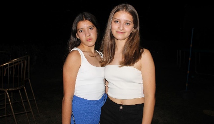  Isabella Lullas y Sophia del Castillo.